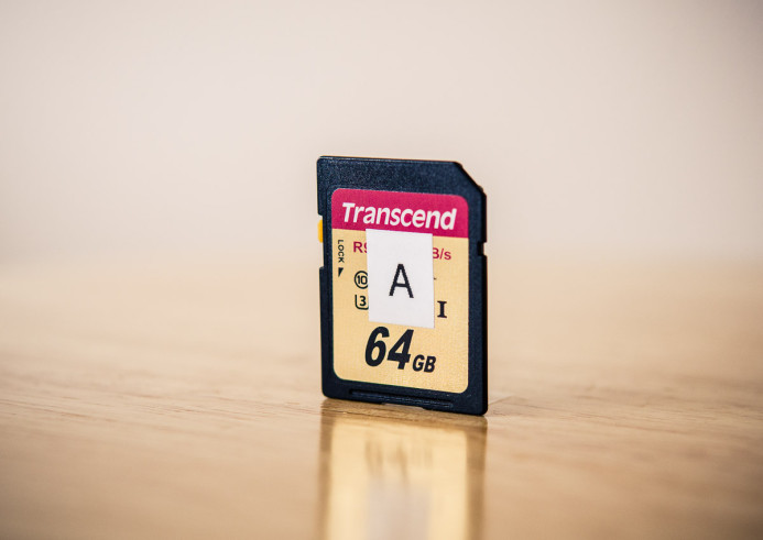 Labeled SD Card