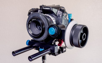 Fotga DP500 Follow Focus on rig