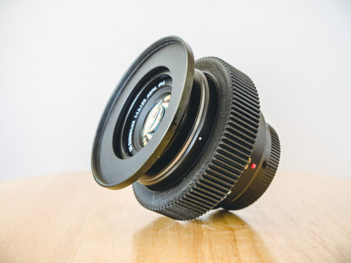 Panasonic 25mm f/1.4 with seamless focus gear