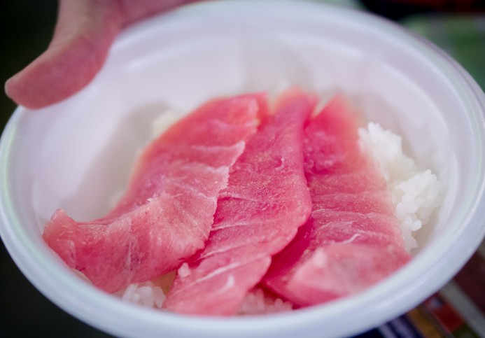 Maguro on Rice