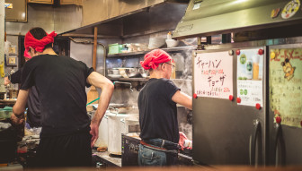 Ramen chefs at work