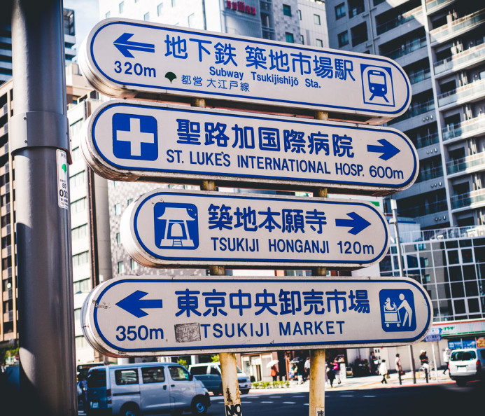 Directions to Tsukiji Fish Market