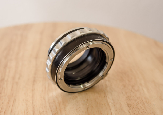 Manual aperture control ring