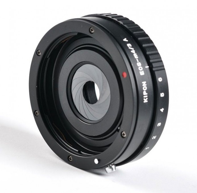 Passive Canon EF Lens adapter with Built-in Aperture