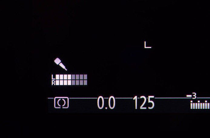 Target Block 4 on the GH4's Audio Meters