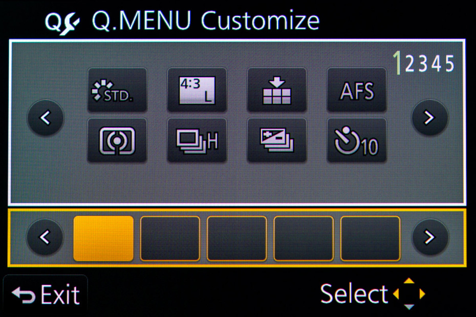 Panasonic GH4 Quick Menu Settings for Video Production