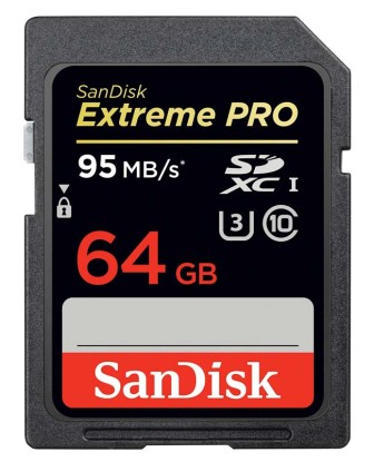 SanDisk Extreme Pro 64GB SDXC U3 Card