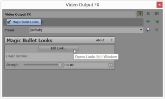Open Magic Bullet Looks Interface