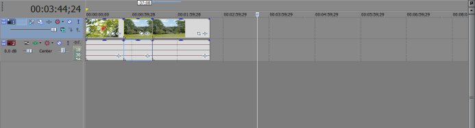 After Script: GH4 clips properly aligned on timeline