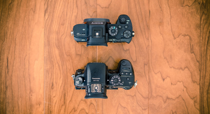 Sony a7S II is similar in size to the Panasonic GH4