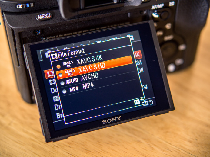 Shooting in HD on the Sony a7S II