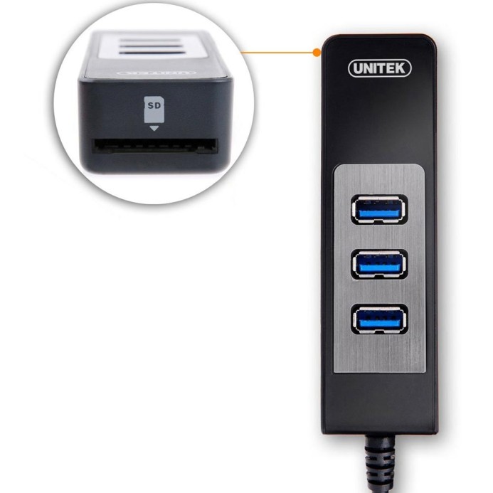 Unitek USB Hub/SD Card Reader Combo