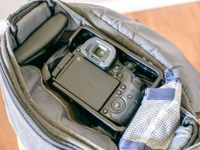 Easily fits in camera bag