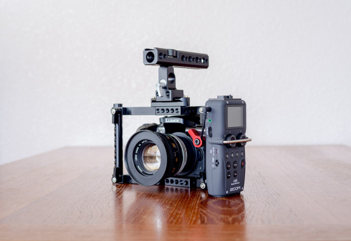 Zoom H5 on Run & Gun Camera Rig